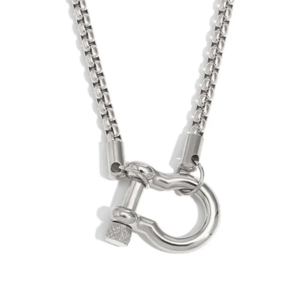 Horseshoe Silver Necklace